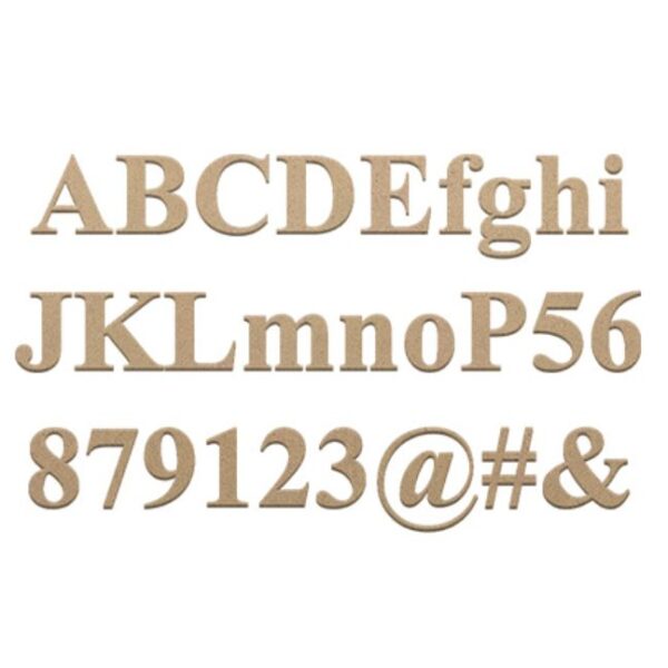 Letters and Numbers